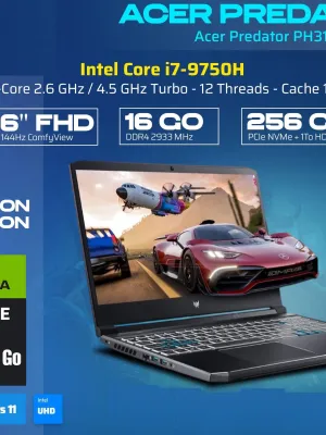 ACER PREDATOR – Core i7 9ᵉ Génération (neuf)