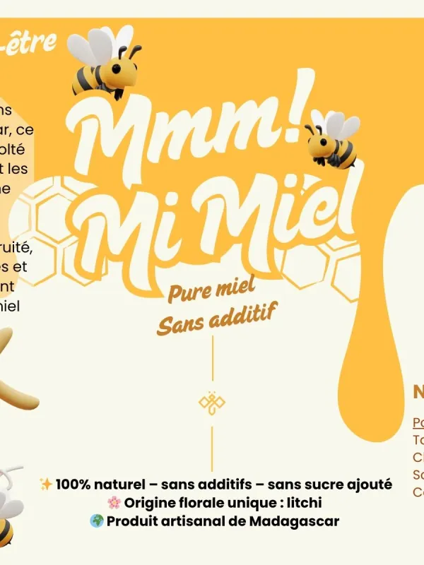 Produit Pure miel de litchi de Manakara Image